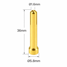 QQ150 TIG COLLET 1.6MM BRASS